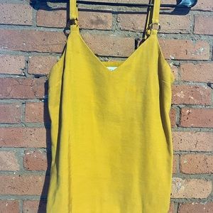 Top shop mustard yellow tank